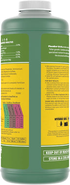 General Hydroponics FloraGro 2-1-6 Plant Food, Part of FloraSeries Advanced Nutrient System for Plants, 1 Quart