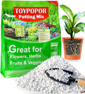 TOYPOPOR Perlite for Plants, (10qt) 3-6mm Organic Perlite for Gardening, Perlite for Plants Indoor, Soil Additive Conditioner Mix Improve Drainage and Ventilation Promote Root Growth and Soil Health