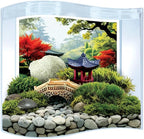 Toys By Nature Bonsai Moss & Rock Garden, Mini Wave Terrarium Kit with Real Plant, Beginner-Friendly Terrariums and Live Indoor Plants Decor
