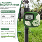 GMR Sprinkler Timer, Water Timer for Garden Hose, Hose Timers for Watering, Irrigation System with 3 Programs/Rain Delay/Manual/Auto Watering System, 1 Outlet