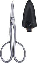 KAKURI Satsuki Bonsai Scissors Made in Japan 7", Japanese Stainless Steel Blade, Precision Bonsai Shears for Fine Pruning and Trimming