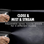 Plastic Spray Bottles for plant - 10oz/300ml - Mist Stream - No Clog No Leak, Easy to Grip with Adjustable Nozzle for Hair, Cooking, Cleaning - BPA Free