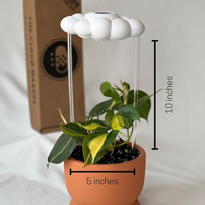 The Original Dripping Rain Cloud for Plants, Plant Watering Rain Cloud, Plant Lover Gifts, Plant Lady Gifts for Women, Plant Accessories (Cloud with Blue Butterfly)