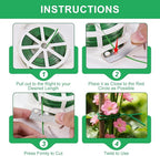 2 Pack Twist Ties, 525 Feet (160m) Sturdy Garden Plant Ties with Cutter, Rustproof & Flexible Garden Ties for Plant of Gardening, Indoor & Outdoor Home and Office Use (Green)