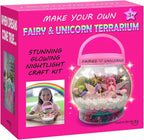 Make Your Own Light-Up Fairy & Unicorn Terrarium Arts and Crafts for Kids, Fairy Gifts for Girls Ages 4 5 6 7 8 9 10 Years, Best DIY Art Set, Unicorns Gifts & Little Girls Fairy Toys Birthday Present