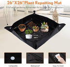 Bonsai Tools Kit 20 Pcs Garden Tools Set for Starters, Gardening Gifts for Women Men Includes Bonsai Wire Kit, Plant Mat, Pruning Shears, Bonsai Scissors, Succulent Tools in Leather Storage Bag