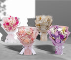 Bonsion Preserved Flowers Gifts for Women, Flower for Delivery, White Roses Gifts fo Her, Preserved Roses Bouquets, Birthday Gifts for Grandma, Mothers Day Flowers for Wife