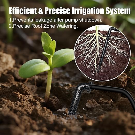 Solar Automatic Drip Irrigation Kit, Smart Timer Watering System for 10 Potted Plants, Plant Waterer for Balcony Garden Greenhouse Window Sill, Indoor Outdoor Use