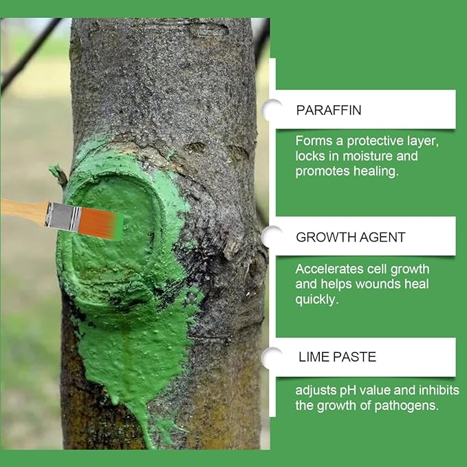 100g pruning sealer,tree wound dressing,Tree Wound Pruning Sealer,grafting wax,TreeSealer After Cutting, TreeBark Repair (1pc)