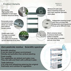 FLTRGO Garden Hydroponic Growing System 48 Pods Hydroponics Tower, Plant Germination Kit Aeroponics Growing Kit with LED Grow Light & Automatic Watering, Smart Garden Planter Aquaponics