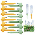 Doneace Self Watering Spikes, Auto Plant Watering Devices with Adjustable Drip Valve, Self Watering Planter Insert for Indoor Outdoor Potted Plants Waterer 12 Pcs Set