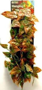 Penn-Plax Reptology Decorative Hanging Terrarium Plant Vines for Reptiles and Amphibians – 12” Length – Green & Orange