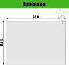 Gardtree 2PCS 6.5 × 7.8 FT Large Fruit Tree Netting Covers with Double Zipper & Drawstring, Garden Mesh Barrier for for Blueberry Bushes, Tomato & Citrus – Easy-Access Mesh Bird & Squirrel Barrier