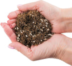 Gardenera Fern + Perlite Soil Mix for Repotting and Planting Succulents and Cactuses - 5 Quart Bag