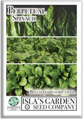 Perpetual Spinach Seeds for Planting, 300+ Heirloom Seeds Per Packet, (Isla's Garden Seeds), Non GMO Seeds, Botanical Name: Beta vulgaris subsp. vulgaris, Great Home Garden Gift