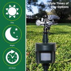 Motion Activated Sprinkler with Day & Night Detection Modes Repellent Detector for Garden Outdoor Waterproof