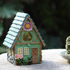 WUWEOT Garden Bird House for Outdoors, Clearance Hanging Bird Nest, Colorful Decorative Cute Resin Birdhouses for Outside Indoors Garden Backyard Decor, Gift for Bird Lovers