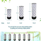 FLTRGO Hydroponics Tower, Garden Tower Aeroponics Growing Kit Aquaponics Grow System for Herbs, Fruits and Vegetables with Hydrating Pump, Timer, Adapter, Seeding Bed Net Pots