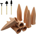 MorTime 8pcs Plant Watering Devices, Plant Waterer Self Watering Terracotta Spikes Automatically Water Your Indoor and Outdoor Plants While On Vacation