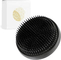 Wazakura Ikebana Kenzan Flower Pin Frog, Made in Japan, Floral Arranging Tool, Round - 80mm(3.15") Black