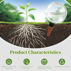 9 Pack Self Watering Globes for Indoor Plant Plastic Water Bulbs 17.5 oz Automatic Watering Planter Insert Top Fill with Slow Release Control Plants Watering Devices System, Water Spikes Stakes