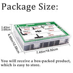 340PCS 1/4" Drip Irrigation Kit Barbed Connectors, Straight Barb, Tee, Single Barb, End Plug, Elbow, 4 Way Coupling Irrigation Fittings for Garden Lawn Flower Pot