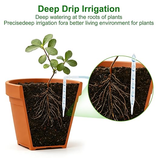 Display and Solar 2 in 1 Automatic Watering System for 15 Pots Plants, Anti-Siphoning Watering Drip Irrigation System Device Kit, Smart Timer & Manual for Indoor Garden Farm Greenhouse Balcony & Patio