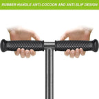 Dolibest Lawn Coring Aerator, Manual Lawn Aerator, 4 Stainless Steel Corer Plug Aerator with Soft Rubber Grip, Pre-Assembled Manual Grass Aerating Tool & Cleaning Hand Tool for Improving Lawn Health