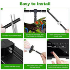 Solar Automatic Drip Irrigation Kit System, 50FT Solar Powered Auto Easy DIY Watering Device Supported Pots Plants, 6 Timing Modes with Anti-Siphoning Device