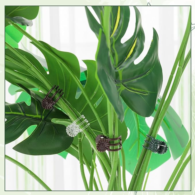 90Pcs Orchid Clips for Plants Support Plant Orchid Support Clips Portable Cute Vine Clip for Support Garden Plant Flower Vine, Mix Color