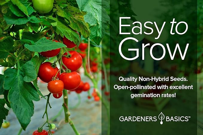 Tomato Growing Kit – Grow 8 Varieties of Delicious Tomatoes – Non-GMO Heirloom Seeds, Complete Indoor & Outdoor Tomato Seed Kit, Our Tomato kit is Perfect for Home Gardens & Fresh Cooking