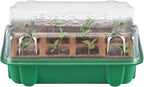 Back to the Roots 12-Cell Greenhouse Germination Kit | Seed Starting Tray with Pots & Vented Lid for Indoor Gardening
