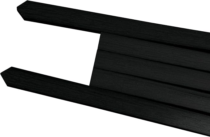 highwood Hartford Fan Trellis, 6 Foot, Black
