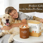 Pet Odor Eliminator Candle – Fresh Citrus, 60-Hour Long Burn Time, Plant Based Pet Safe Soy Wax Candles for Home Scented, Cat & Dog Friendly Odor Eliminating Candle Gift