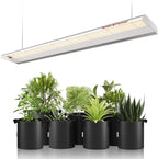 Spider Farmer SF600 LED Grow Lights Sunlike Full Spectrum Plant Growing Lamp for Indoor Plants Seeding Veg Flower Energy Saving & High Efficiency Grow Light for 2x4 ft Coverage