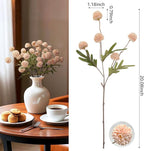 Fake Flowers, 10 Pack Bundles 50 Blossoms Artificial Flowers Perfect for Living Room Decor, Elegant Table Centerpieces & Modern Room Decor Aesthetic, Pink