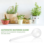 Pynqdfu 8 Pcs Clear Plant Watering Globes,Plastic Self Watering Bulbs Ball,Garden Water Device for Plant Indoor Outdoor(Small)