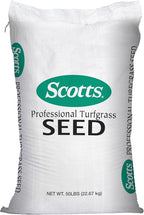 Scotts Professional Turfgrass Seed Sun and Shade Mix - Uncoated, 99.9% Weed Free, Bulk Grass Seed, 50 lb.