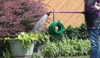 Dramm Touch-N-Flow Rain Wand – 30” Long, Red – Full Watering Flow with Trigger-Style Shut-Off Valve & Lock – High-Flow, Gentle Spray for Gardens, Hanging Baskets & Flowerbeds