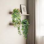 Artificial Hanging Plants, 2pcs Faux plants indoors in pots, Greenery Fake Plants Decorations, Small Artificial Plants in Pots, Fake Potted Mini Plants for Wall Home Room Office Bathroom Decor