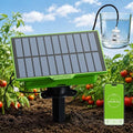 RainPoint WiFi Solar Drip Irrigation System, Smart Automatic Plant Watering Kit with App Control, Solar & USB-C, Tap-Free Watering System for Balcony, Backyard & Container Garden Plants, 10-15 Plants