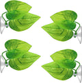 URATOT 4 Pack Betta Fish Leaf Pad Simulating The Natural Habitat for Betta Spawning Grounds Breeding Resting Bed
