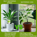 Terracotta Self Watering Spikes, 4 Pack Plant Watering Globes Automatic Plant Waterer Devices Continuous Moisture with Slow Release Watering System for Vacation Indoor Outdoor Plants (Frog)