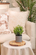 2 Pack Small Desk Plants, Artificial Bathroom Plants Decor with Thyme Flower in Vintage Melamine Pots, Faux Plants Indoor for Shelf Decor in Home Office, and Spring Decor (Pink)
