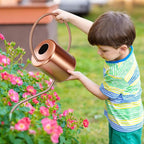 Plant Watering Can, 50 oz / 1500 ml Stainless Steel Metal - Modern Decorative with Long Spout for Indoor Potted Plants, Bonsai, Garden Flowers, Copper