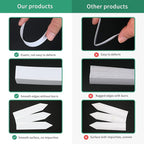 KINGLAKE 100 Pcs 4 Inch Plastic Plant Garden Labels Pot Marker Nursery Garden Stake Tags White