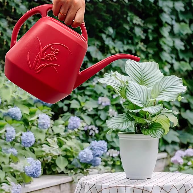 Grip Plant Watering Can - Wine Red - 1/2 Gallon