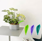 15 Pcs Leaf Plant Watering Devices Leaflow Design Plant Pot Watering Funnel for Outdoor Indoor 3 Color Leaf Watering Funnel