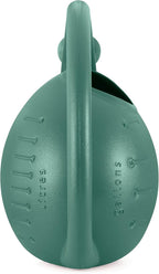 2-Gallon Premium Plastic Rosette Watering Can - The HC Companies 11"x21"x13.75" in Evergreen Color