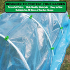 Greenhouse Clamps for 1/2 Inch PVC Pipe, Greenhouse Hoops,Support Frame, Grow Tunnel,Plant Support Garden Stakes.For Fixing Plant Cover, Garden Plastic Sheeting, Film Row Cover, Net.